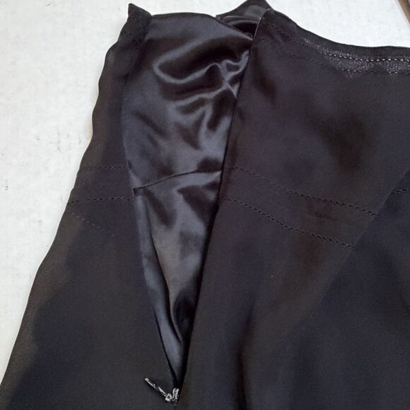 90s Y2K Vintage Express Cami Top Womens Small Black Chiffon Whimsy Sheer Fairy - Picture 6 of 11